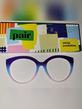 Pair Eyewear Brand Zuri Style Magnetic Topper "The Frozen Gradient" (Retired)